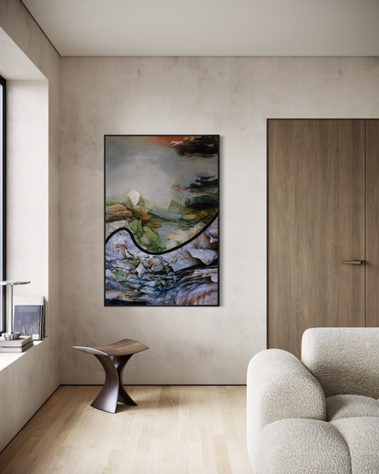 Liminal Divide 150x100cm
