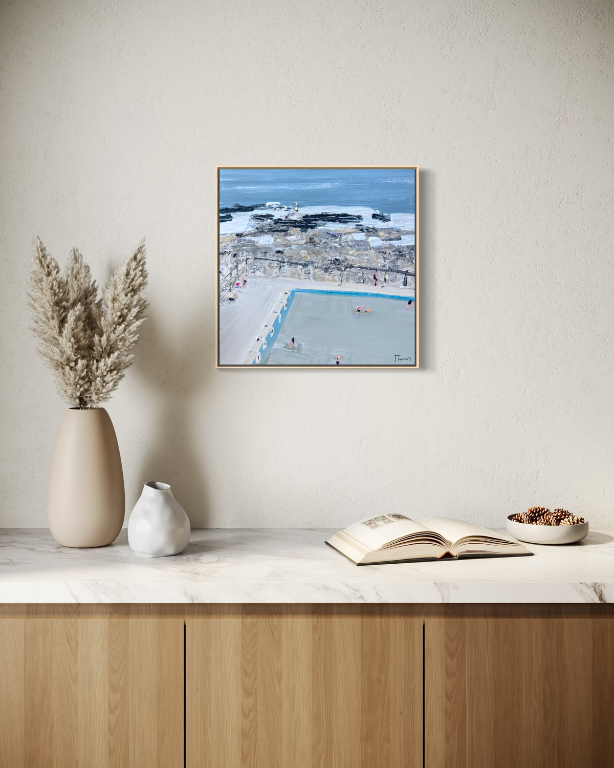 Fresh Water Ocean Bath II 49x49cm