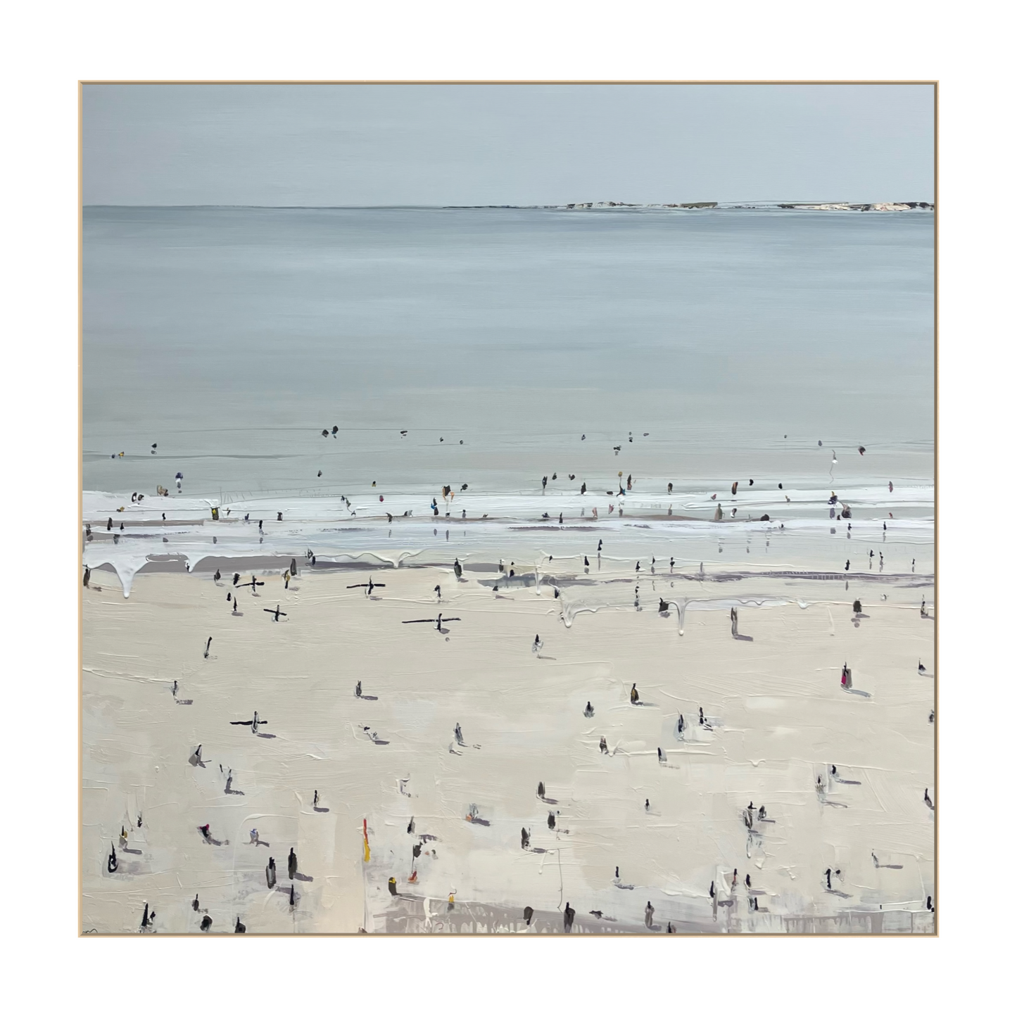 Between the flags 199x199cm