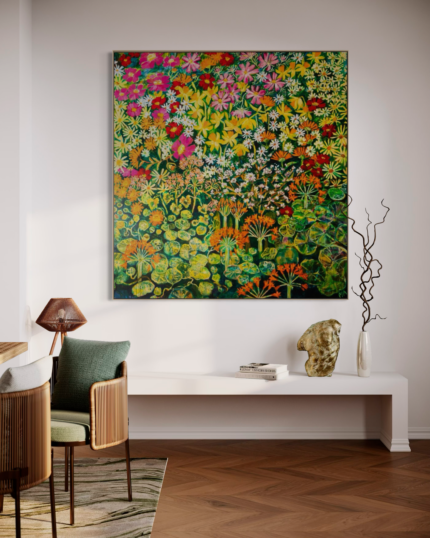 Into The Garden We Will Go 167x158cm