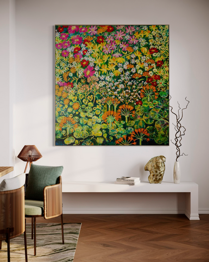 Into The Garden We Will Go 167x158cm