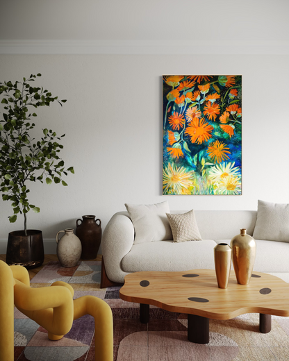 Calendula Rising 167x110cm