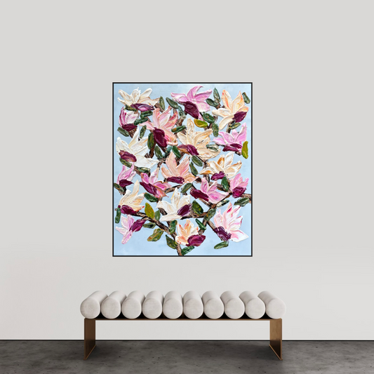 Blooming Magnolia 150x120cm