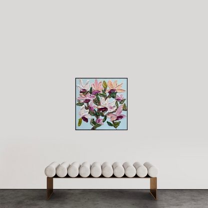 Magnolia it's a pleasure 80x80cm