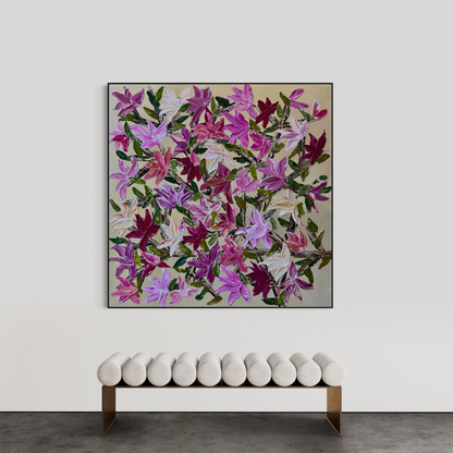 SOLD- My Magnolia 160x160cm