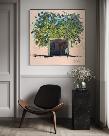 Where I want to be 122x122cm