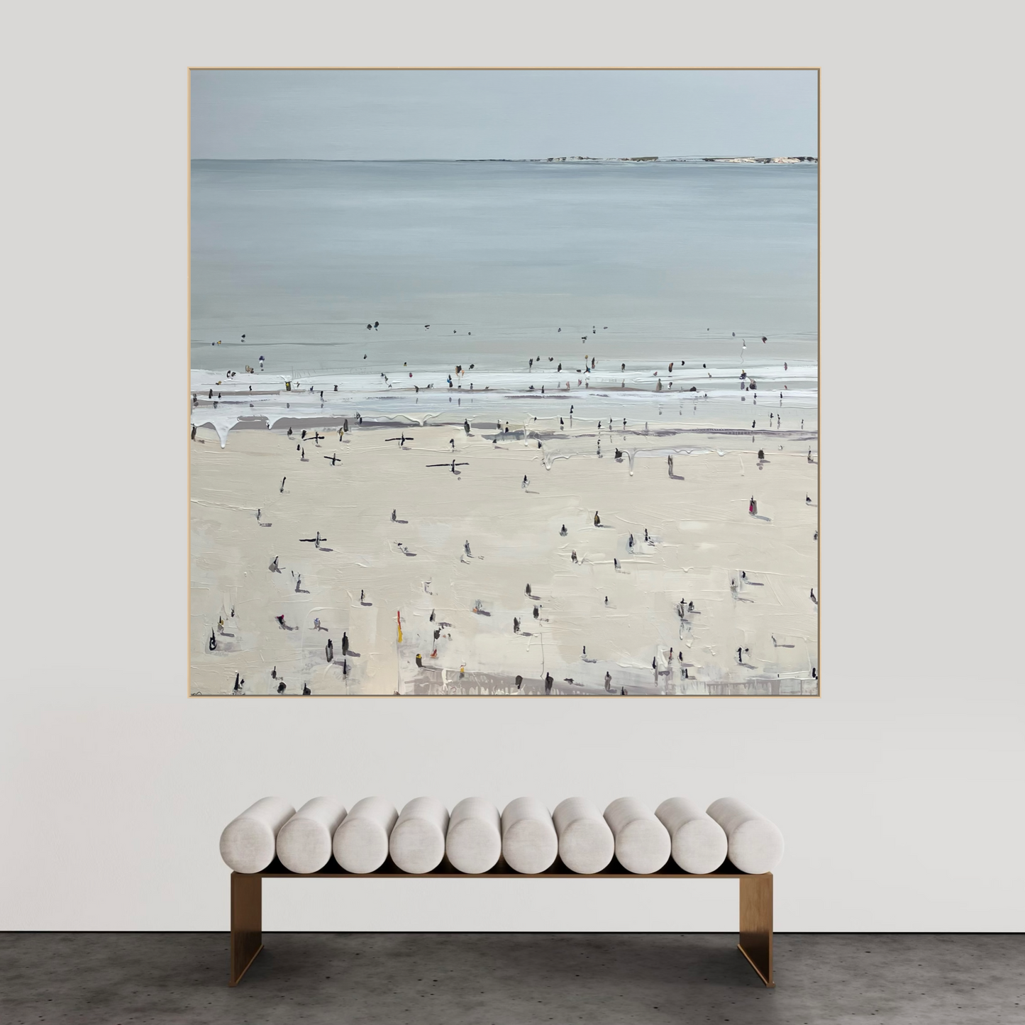Between the flags 199x199cm