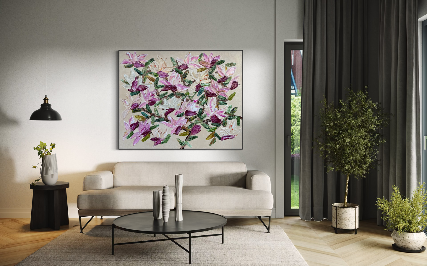 Magnolia Memories 120x150cm