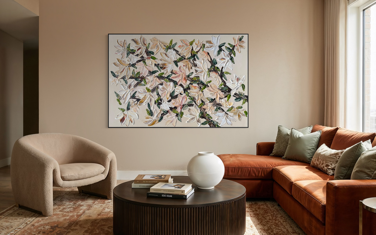 Country Magnolia  183x122cm