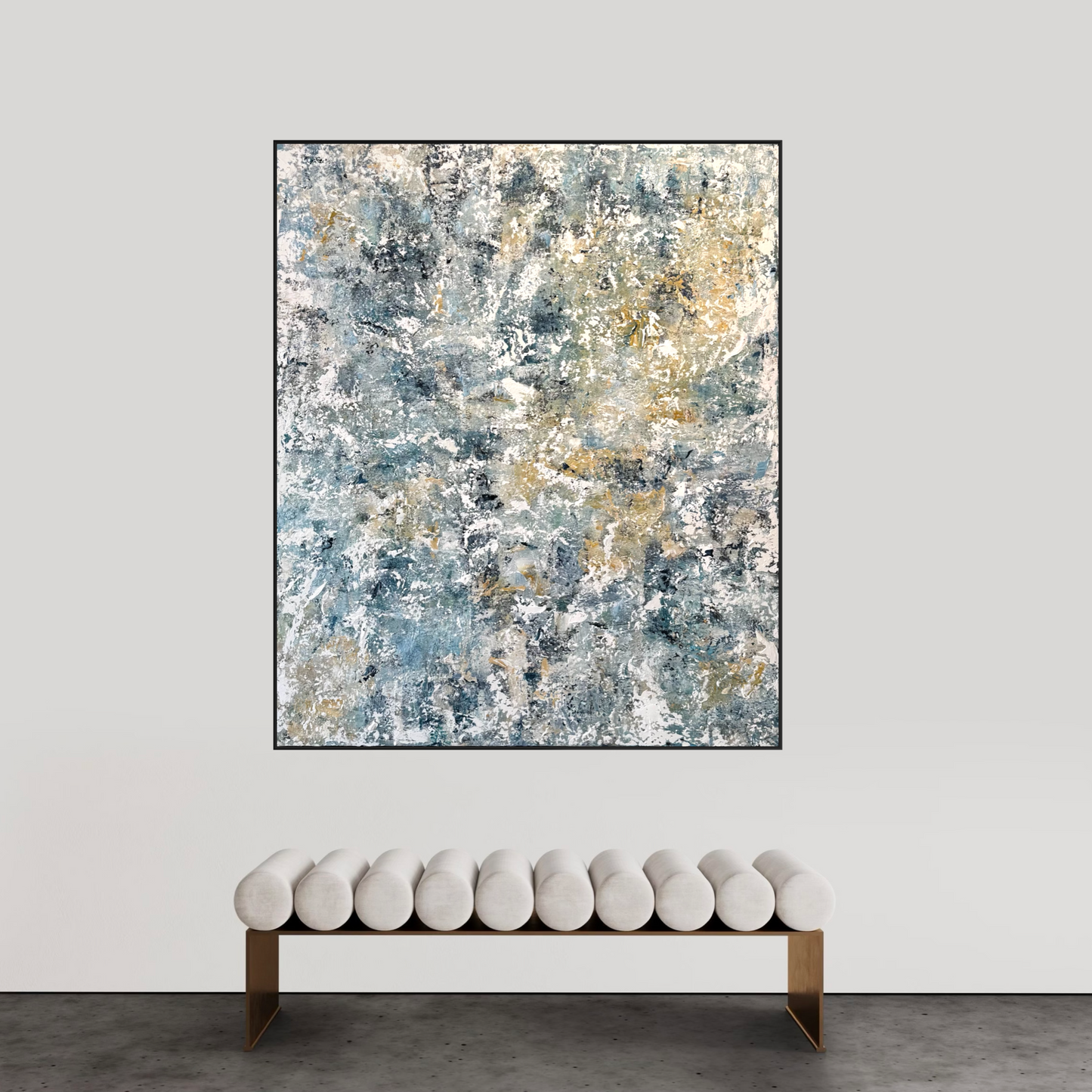 Looking Through Shimmering Water 180x150cm