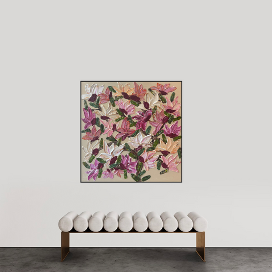 Fresh Magnolia 120x120cm