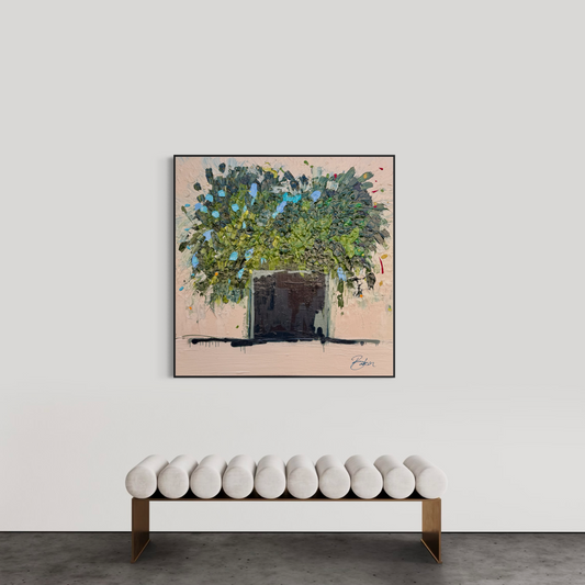 Where I want to be 122x122cm