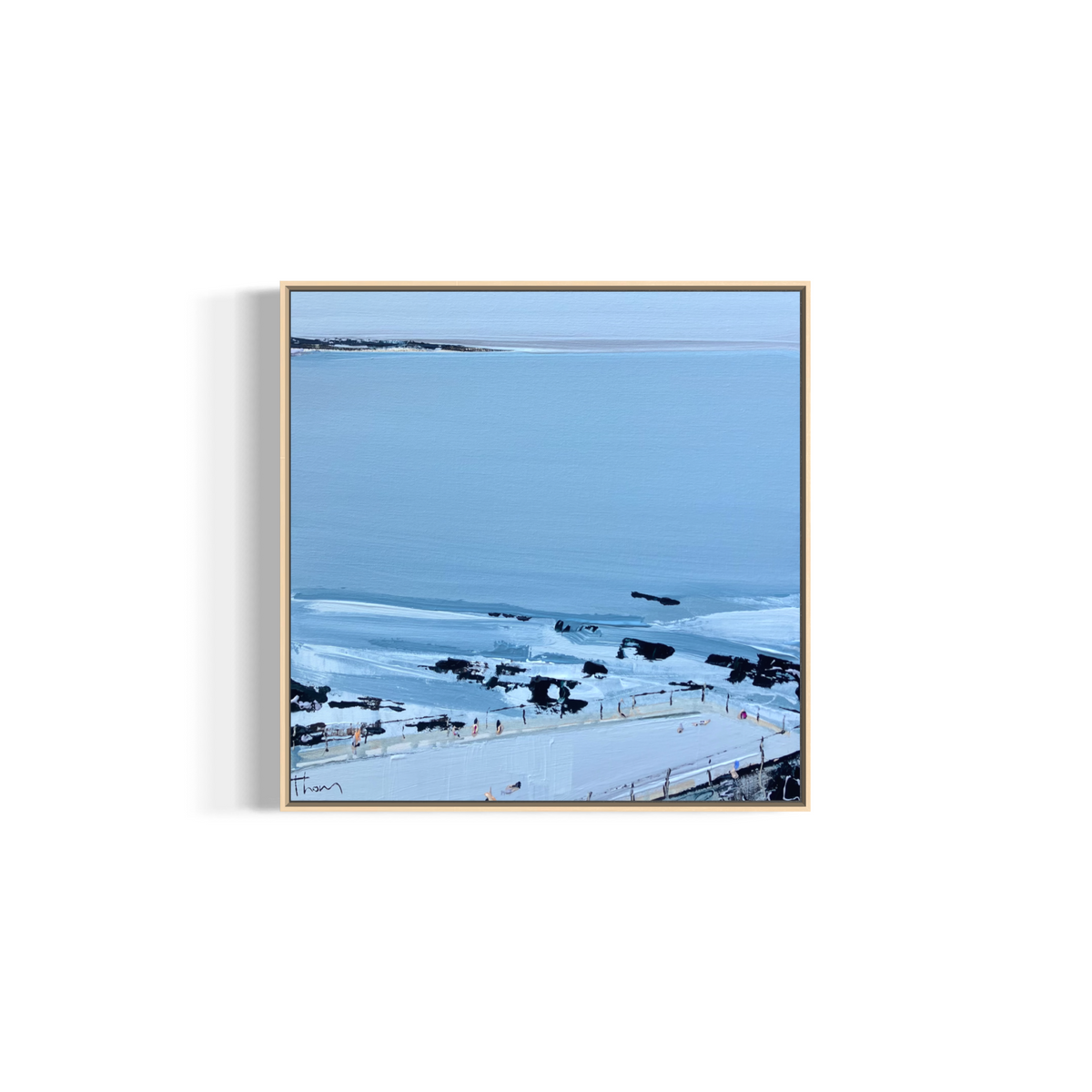 Black Head Ocean Baths II 49cm x 49cm