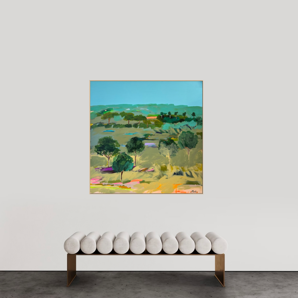 Silence 125x125cm