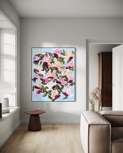 Blooming Magnolia 150x120cm