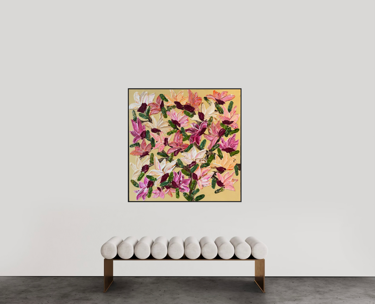 Fresh Magnolia 120x120cm