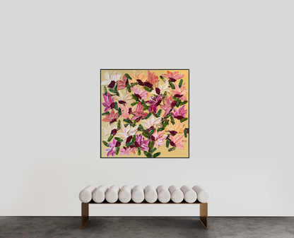 Fresh Magnolia 120x120cm