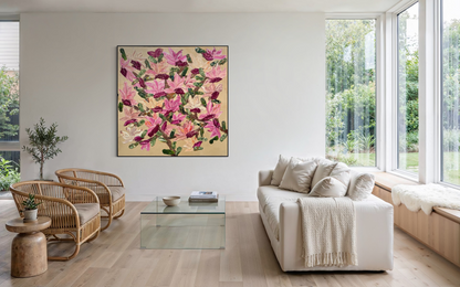 Magnolia Full Bloom 150x150cm