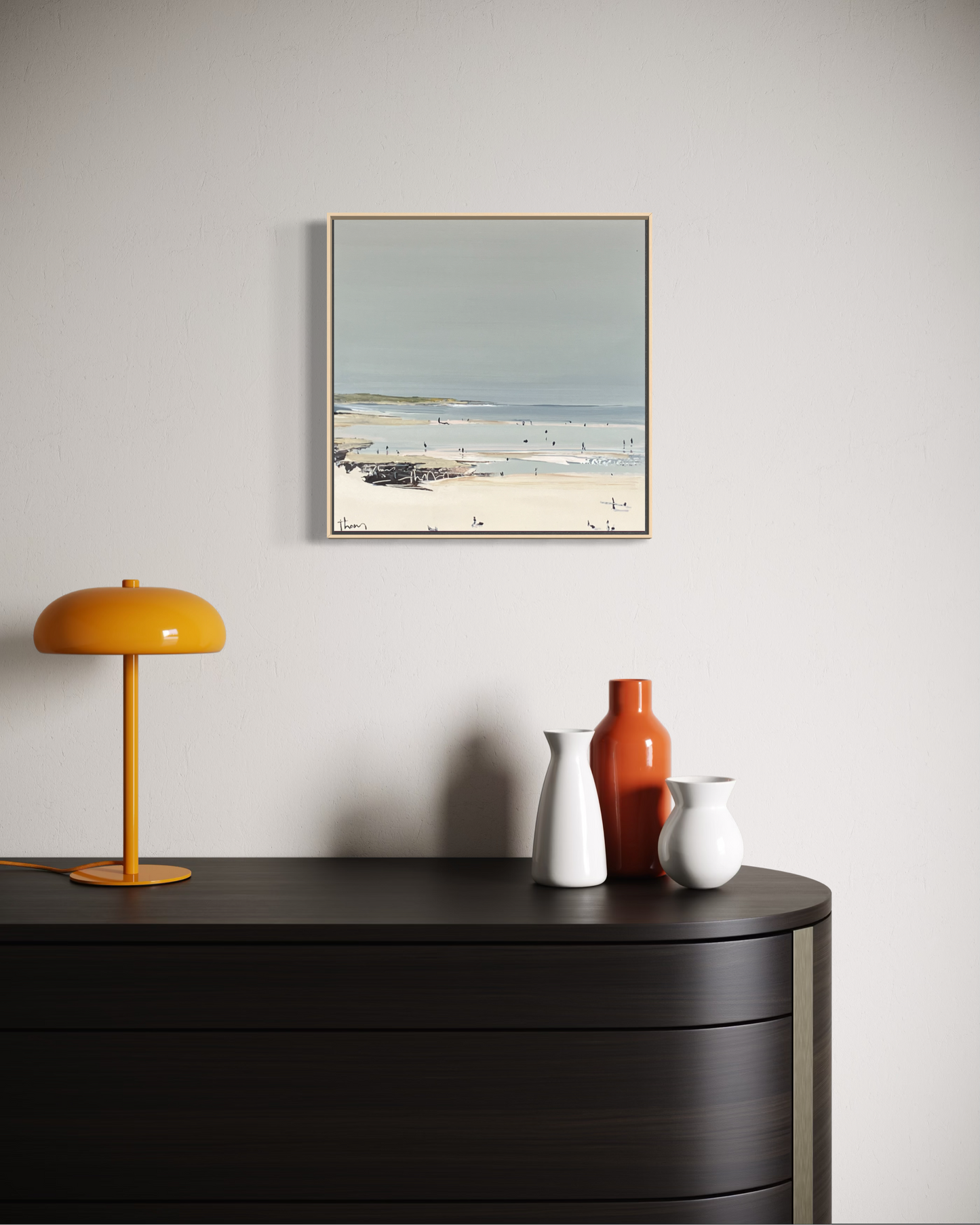 Taking the day off 49x49cm