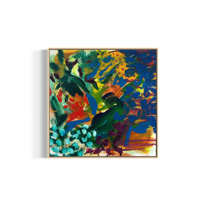 Vibrant Cascade 51x51cm
