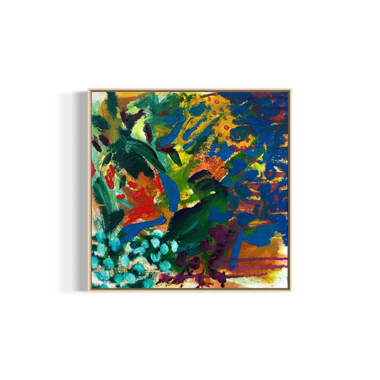 Vibrant Cascade 51x51cm