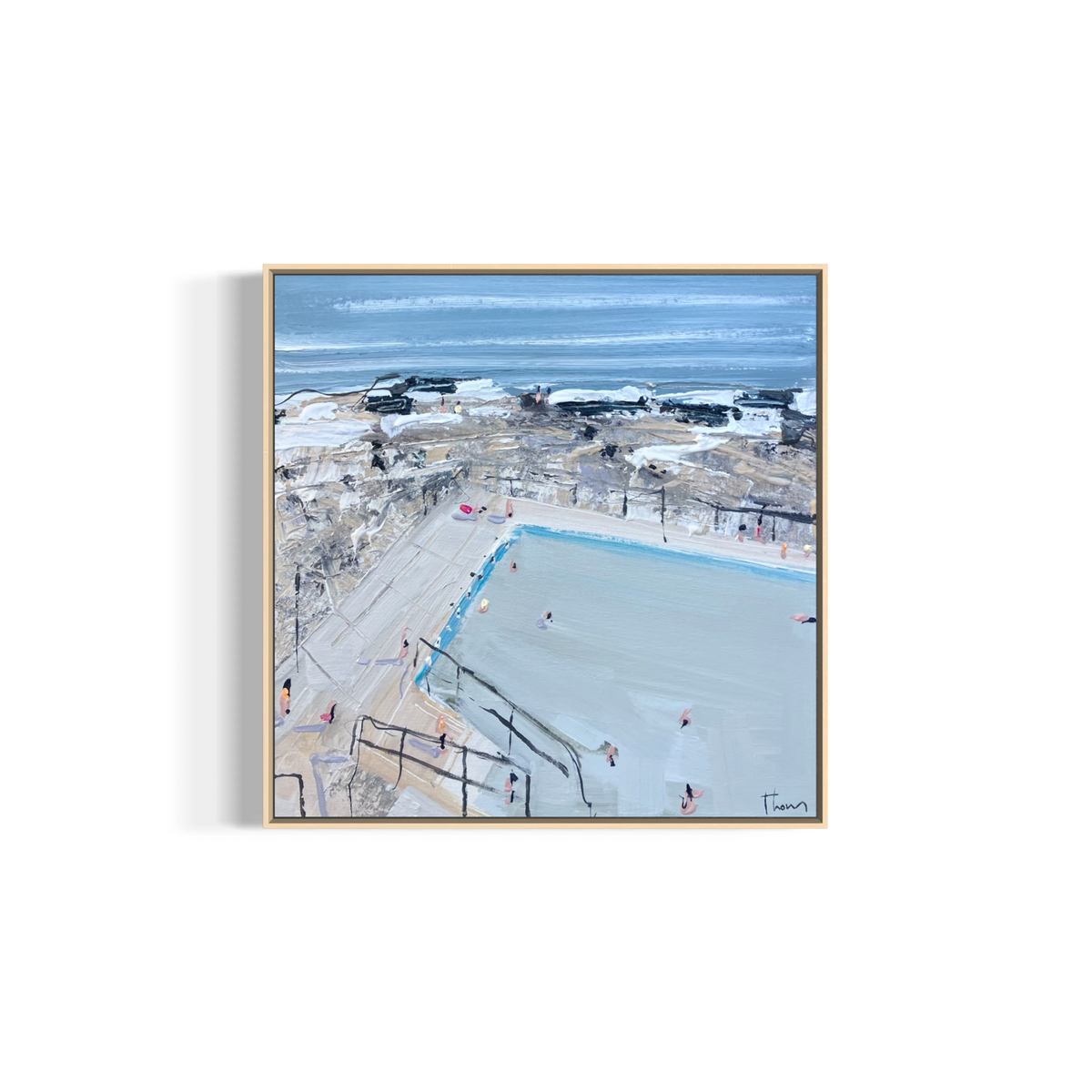 Fresh Water Ocean Bath  49x49cm