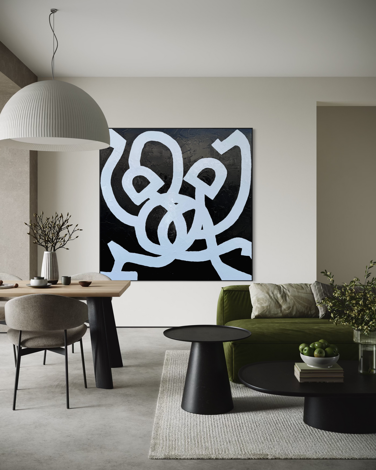 Entwined With You 180x180cm