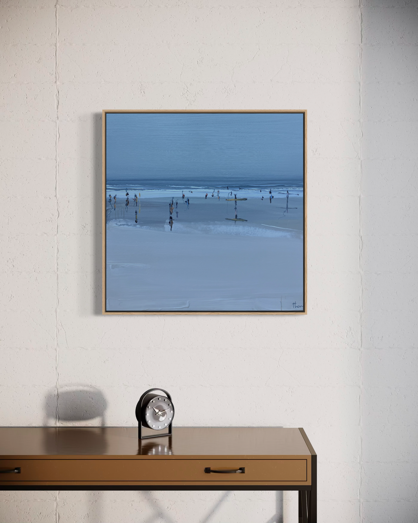 Beach day 64x64cm