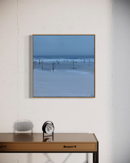 Beach day 64x64cm