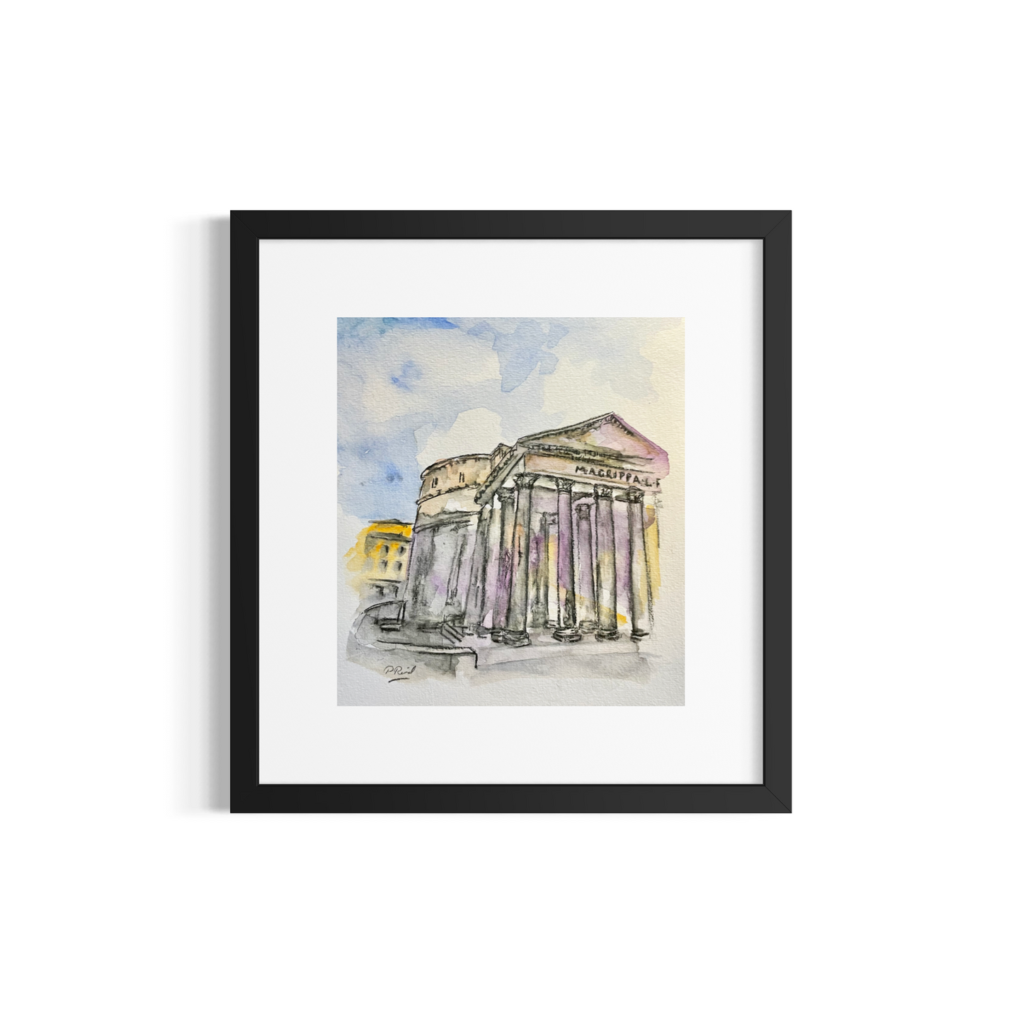The Pantheon, Rome 38x34cm