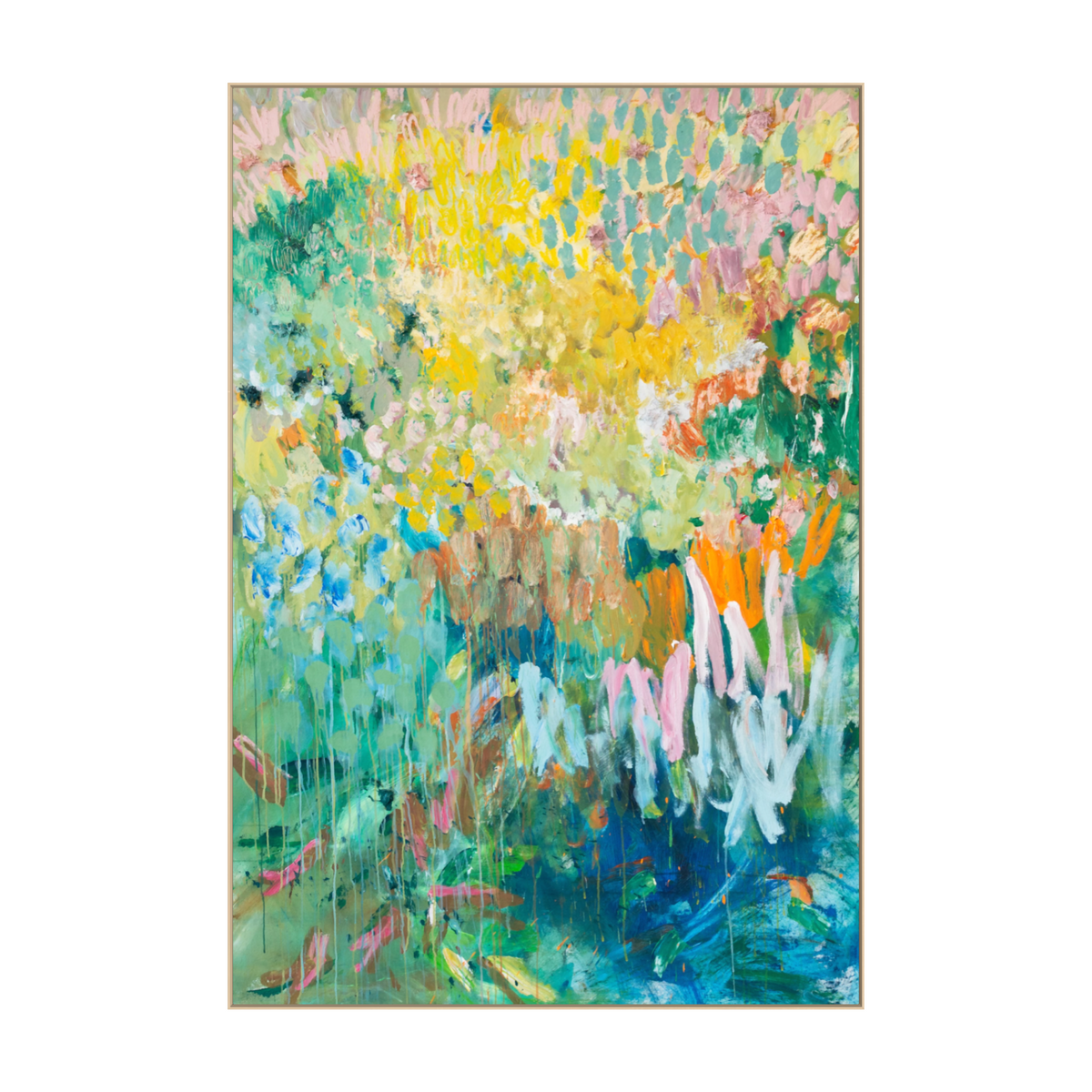 Where Flowers are left to play 190x130cm