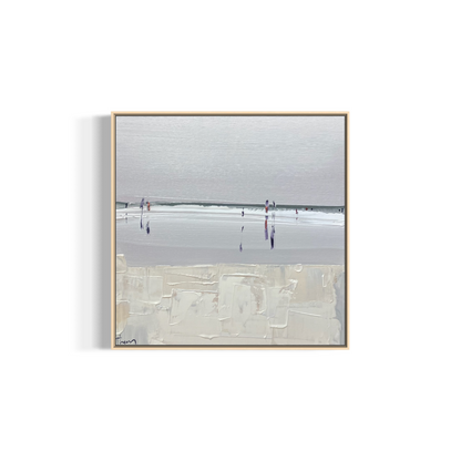 Beach day 49x49cm