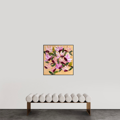 Dad's Favourite Magnolia 80x80cm