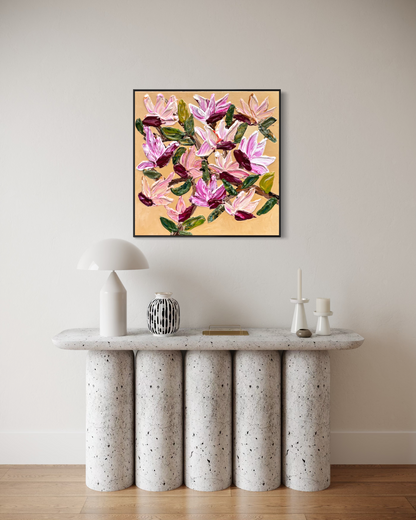 Dad's Favourite Magnolia 80x80cm