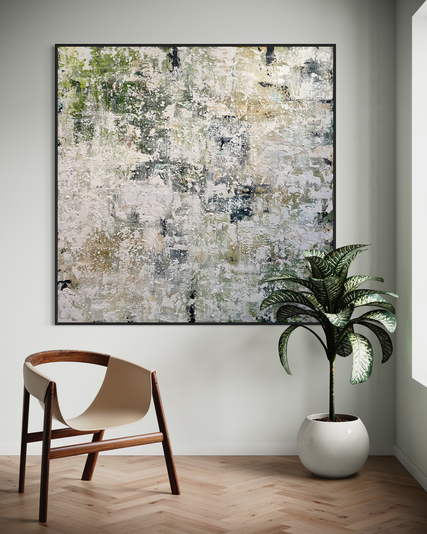 SOLD- Looking Through Nature 170x170cm