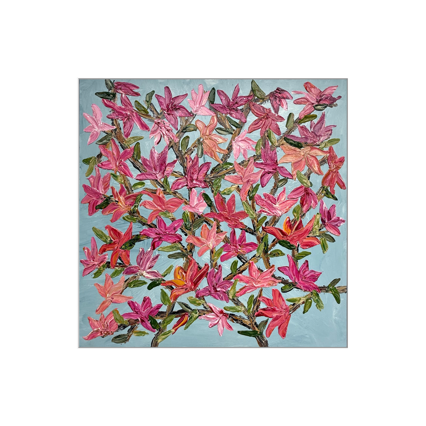 Garden in Spring 150x150cm