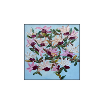 Magnolia Season 120x120cm
