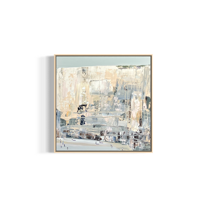 Quiet end of the beach 49x49cm