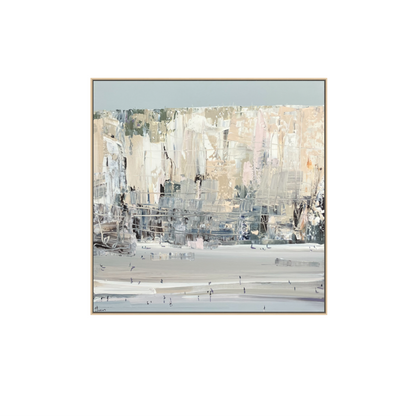Quiet end of the beach 84x84cm