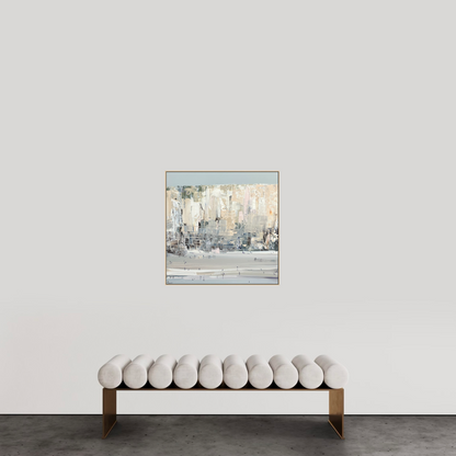 Quiet end of the beach 84x84cm