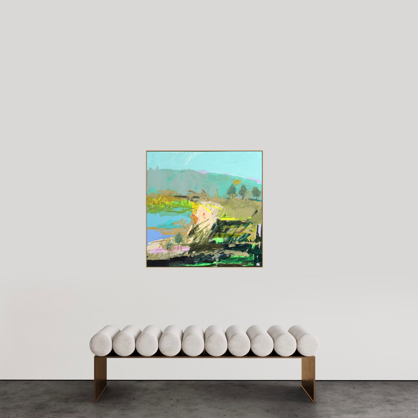 Soft Skies, Loud Joy 90x90cm