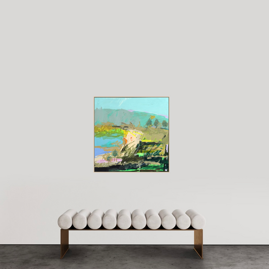 Soft Skies, Loud Joy 90x90cm