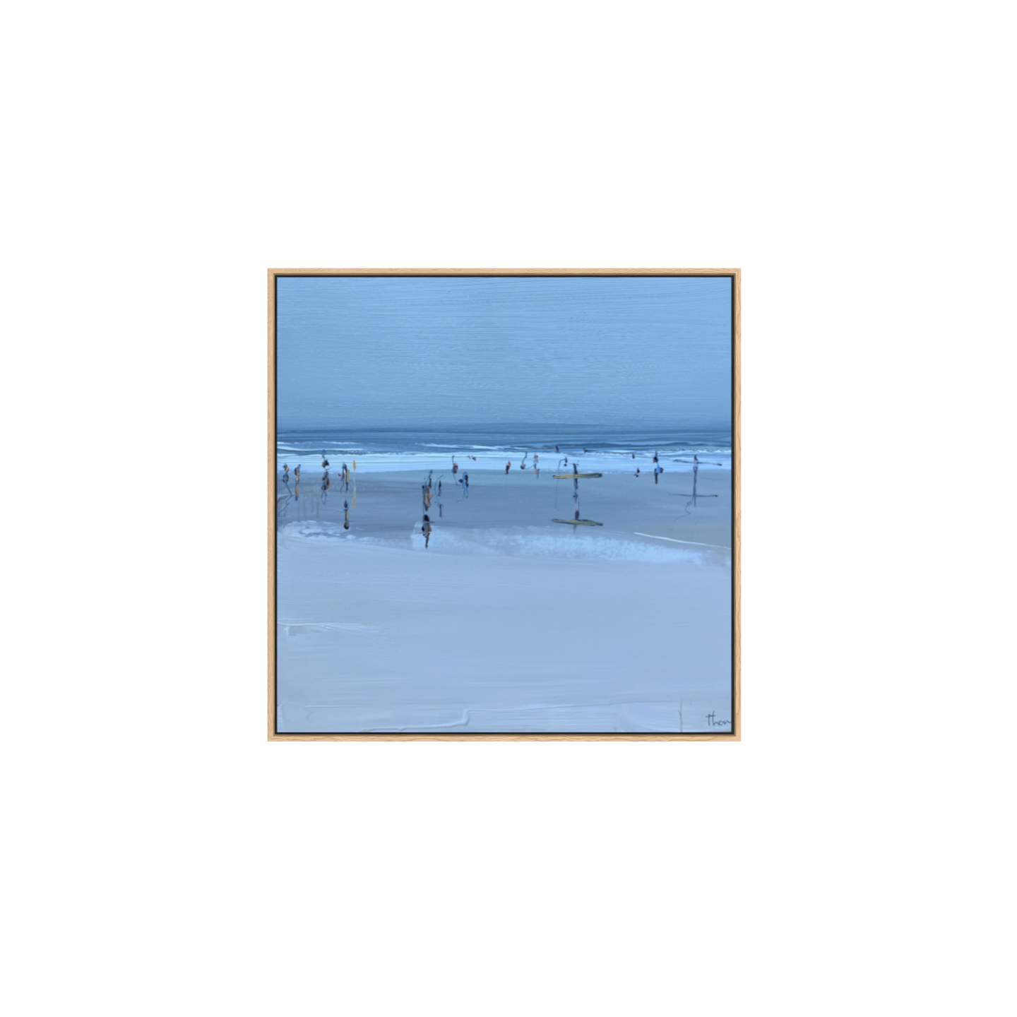 Beach day 64x64cm