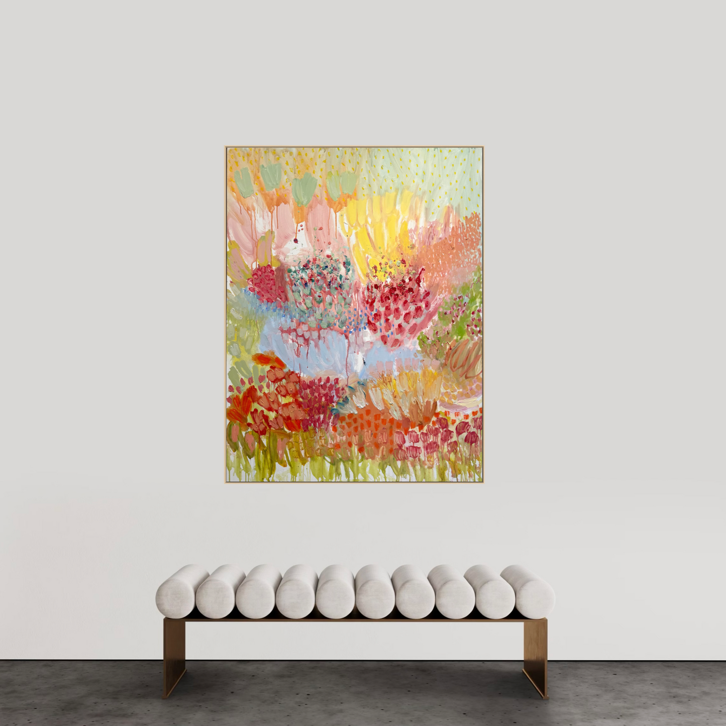 Wild Thoughts, Soft Landing 150x115cm