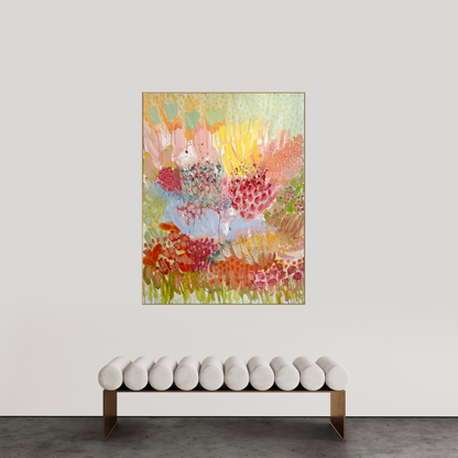 Wild Thoughts, Soft Landing 150x115cm