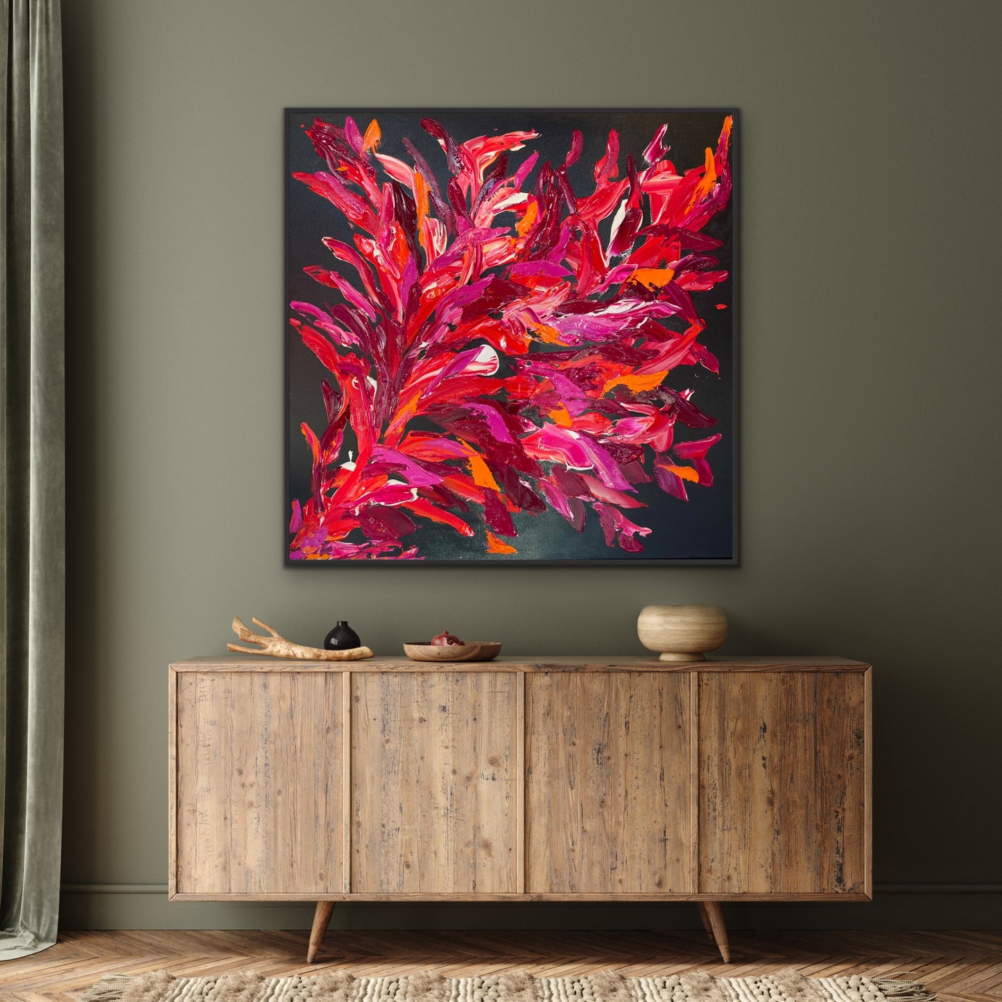 SOLD - Tropicana Freedom 160x160cm