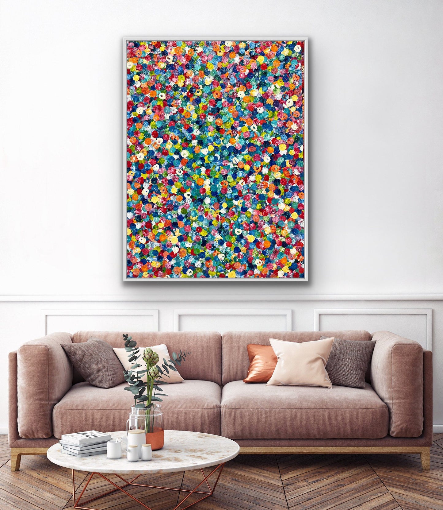 SOLD - Falling Blossom II 120x160cm