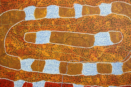 WINNIE REID NAKAMARRA - Lupul Rockhole – Eagles Nest 109x181cm