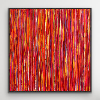 SOLD - Red Candy 150x150cm