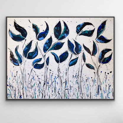 SOLD - The Blue Seeds Collection 240x180cm